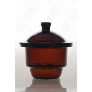 1352 ekssikkator med porcelæn pladen